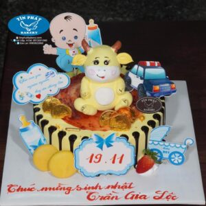 Bánh Kem Thôi Nôi Con Trâu TP 3157