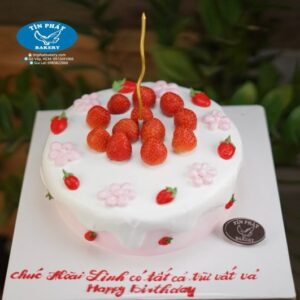 Bánh Kem Thuần Chay Dâu Tây TP 3019