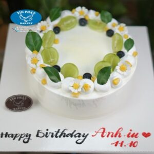 Bánh Kem Thuần Chay Nho Xanh TP 2028