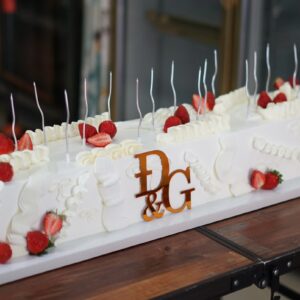 Bánh Kem Cưới Vuông Dài TP 3325