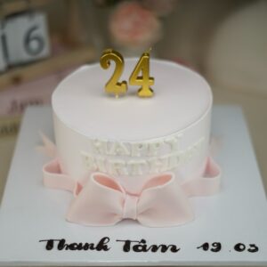 Bánh Kem Nơ Hồng TP 3256