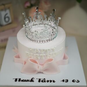 Bánh Kem Nơ Vương Niệm Thổi Kim Tuyến TP 3251