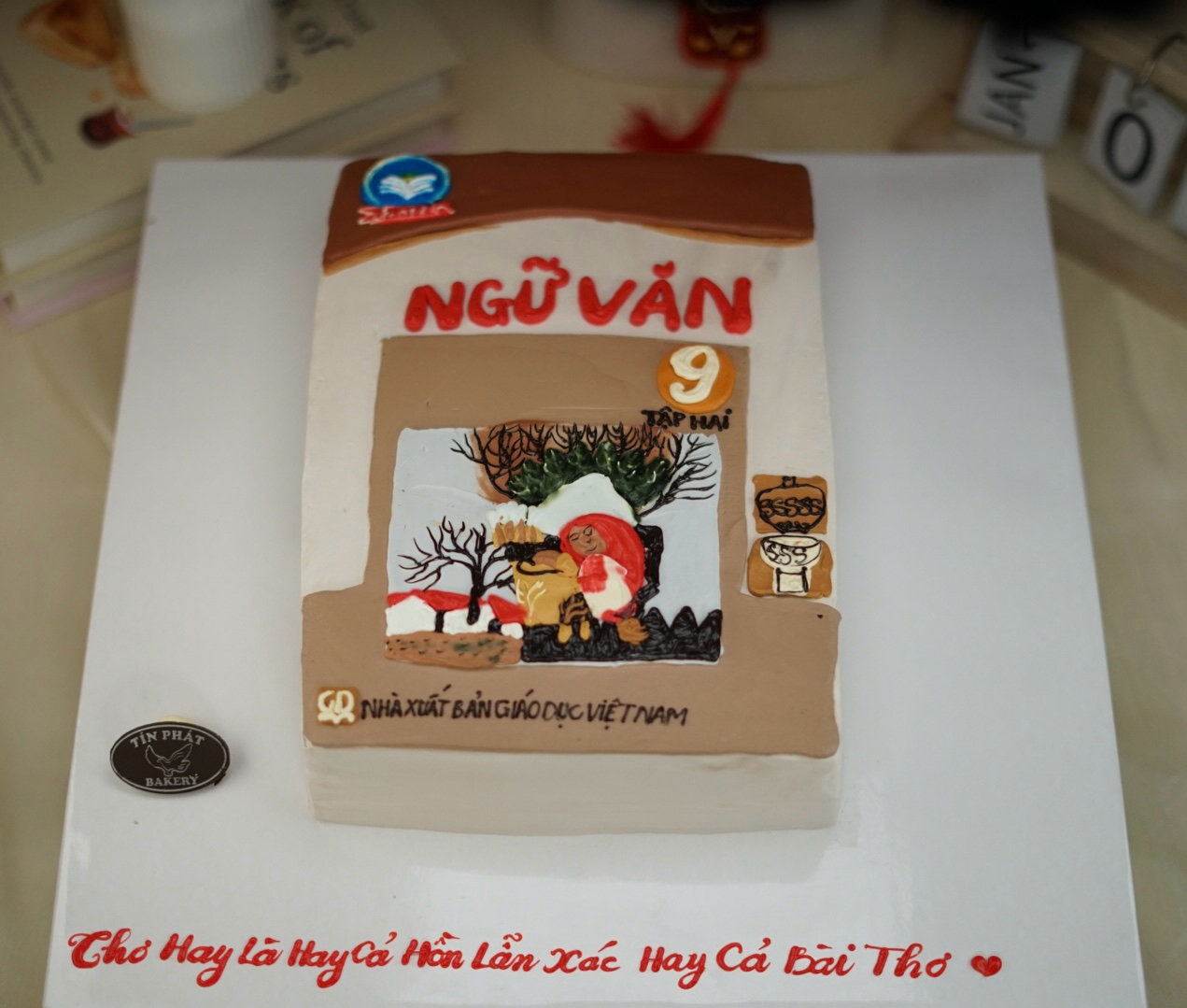 Bánh Kem Quyển Sách Ngữ Văn TP 3326