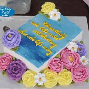 Bánh Kem Quyển Sách Tri Ân Thầy Cô TP 3329