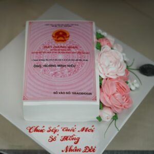 Bánh Kem Sổ Hồng TP 3259